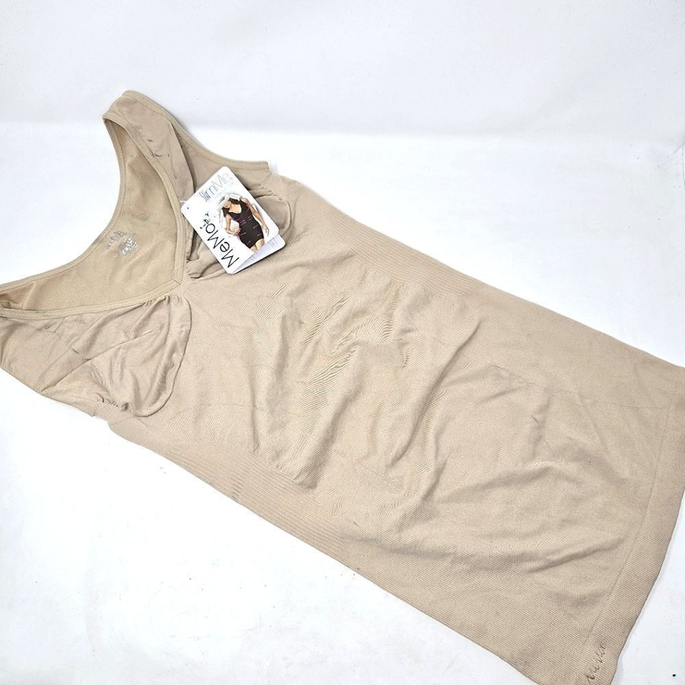 MEMOI‎ SlimMe Shaping Slip Nude Tan L/3 NWT *Flaw*